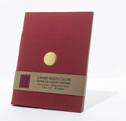 Cahier Classic pages blanches rouge