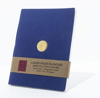 Cahier Classic pages blanches Bleu